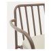 Fialové kovové záhradné stoličky v súprave 4 ks Bramant – Kave Home