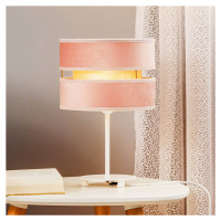 Stolová lampa Golden Duo 30 cm svetloružová/zlatá