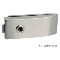 CT - 11000 Kovanie na sklenené dvere kovanie s WC kľúčom, CT - SER006WC-3B