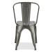 Svetlosivé kovové jedálenské stoličky v súprave 2 ks Korona – Furnhouse