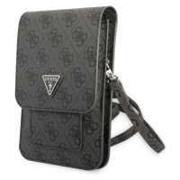 Guess PU 4G Triangle Logo Phone Bag Black