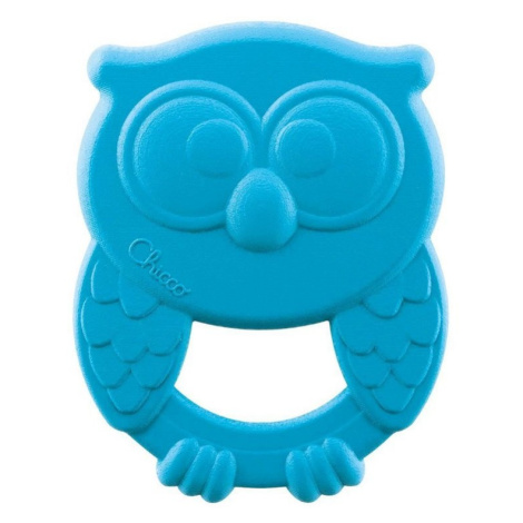 CHICCO Hryzačka Eco+ Sova Owly modrá 3m+