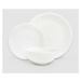 12-dielna súprava bieleho porcelánového riadu Bonami Essentials Purita