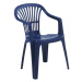 Záhradná stolička Scilla modrý