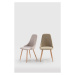 Svetlo zelené jedálenské stoličky v súprave 4 ks Seul – Marckeric