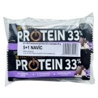 GO ON Proteínové tyčinky 33% čokoláda 5+1 kus ZADARMO