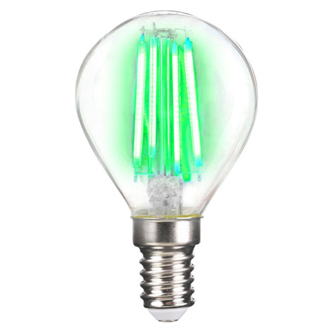 LED žiarovka E14 4 W filament, zelená LIGHTME