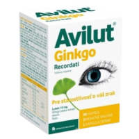 AVILUT Ginkgo Recordati pre starostlivosť a udržanie dobrého zraku 90 kapsúl