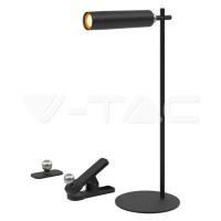 3W LED magnetická stolová lampa 4000K čierna 300lm VT-7413 (V-TAC)