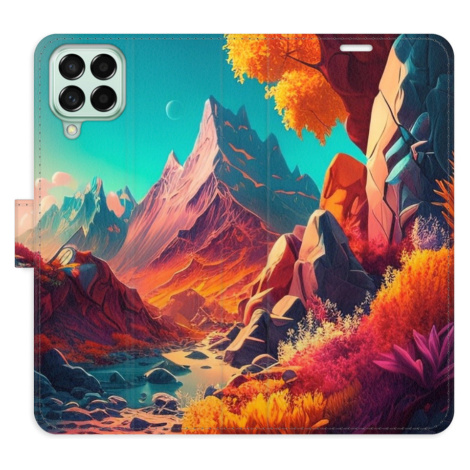 Flipové puzdro iSaprio - Colorful Mountains - Samsung Galaxy M53 5G