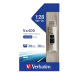 VERBATIM Flash Drive 128GB Store 'n' Go, SSD Vx400, USB 3.0, stříbrná