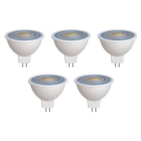 Prios LED reflektor GU5.3 7,5W 621lm 36° biela 840 sada 5 ks