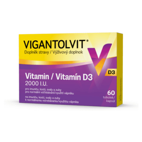 VIGANTOLVIT D3 2000 IU 60 kapsúl