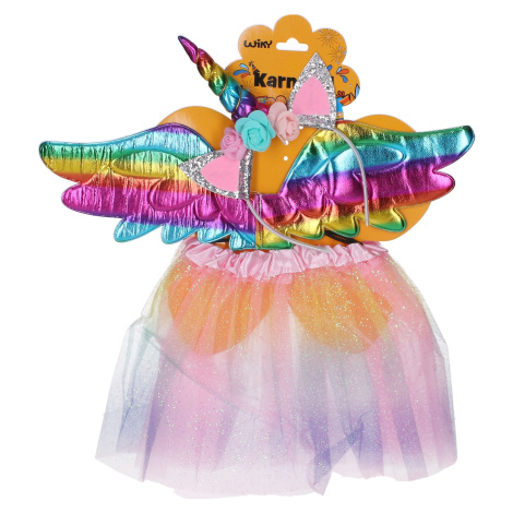 Set karneval - jednorožec farebný Wiky