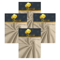 Chanar Plachta na posteľ Jersey Standard 90 × 200 cm, 4 ks, krémová