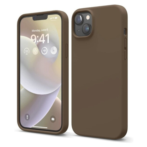 elago Silicone Case pre iPhone 14 Plus Brown