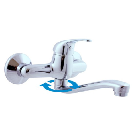 RAV SLEZÁK Sázava drezová batéria s otočným ramienkom 150 mm chróm sa501.5/26 SA501.526