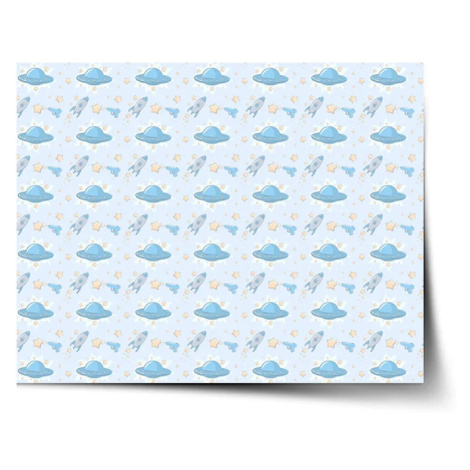 Plagát Lietajúce taniere a rakety - 60x40 cm