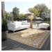 Okrovožlto-krémový vonkajší koberec 200x290 cm Gemini – Elle Decoration