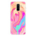 Silikónové puzdro iSaprio - Orange Liquid - Samsung Galaxy A6+