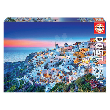 Puzzle Santorini Educa 1500 dielov a Fix lepidlo od 11 rokov