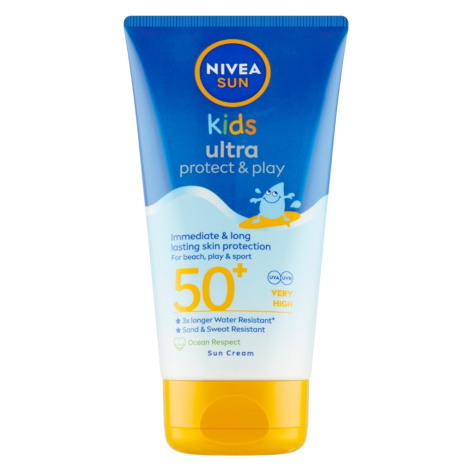 NIVEA Sun Ultra Protect Detské mlieko na opaľovanie OF 50+, 150 ml