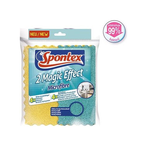 SPONTEX 2 Magic Effect Microfibre 20,5 × 22 cm (2 ks)