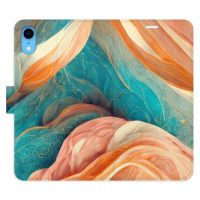 Flipové puzdro iSaprio - Blue and Orange - iPhone XR