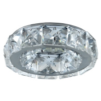 Svietidlo DOWNLIGHT GU10/50W,CHROME, CLEAR CRYSTAL (EMITHOR)