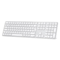 Klávesnica Wireless keyboard Omoton KB515 BT (white)