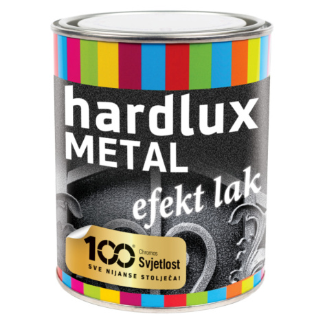 HARDLUX - Metalická farba na kov 0,75 l sivý