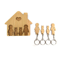 Domček so sadou kľúčeniek MIMI - rodičia a 2 dcéry