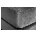 LuxD Dizajnová taburetka Adan 80 cm sivý zamat