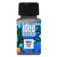 MAIMERI IDEA VETRO - Farby na sklo 003 - silver, 60 ml