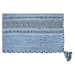 Modro-sivý bavlnený koberec Webtappeti Antique Kilim, 60 x 200 cm