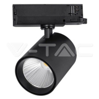 35W LED Tracklight hliníkové 4000K čierne VT-4235 (V-TAC)