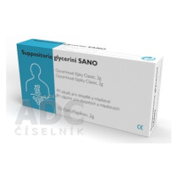 Suppositoria Glycerini SANO Classic 2g