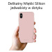 Silikónové puzdro na Apple iPhone 7/8/SE 2020 Mercury Silicone ružové