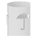 Biely kovový stojan na dáždniky Tomasucci Klara