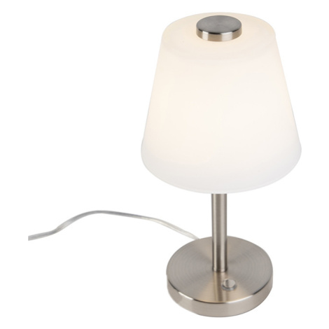 Dizajnová stolová lampa stmievateľná oceľová vrátane LED - Regno TRIO