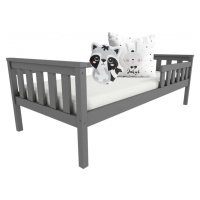 Detská sivá posteľ Franzo - rôzne rozmery Veľkosť: 180x80