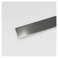 Profil plochý hliníkový chrom 25x1000