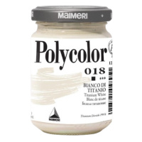 MAIMERI POLYCOLOR - Jemné vinylové farby (018 - titanium white, 140 ml)