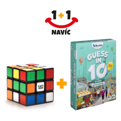 Akcia 1+1 Rubikova kocka 3x3 speed cube + Hádaj na 10 - Mestá - česká verzia