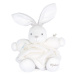 Plyšový zajac pre bábätko Kaloo Plume biely 25 cm
