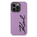 Kryt Karl Lagerfeld KLHCN61SKSVGU iPhone 11 / Xr  6.1" purple hardcase Silicone Signature (KLHCN