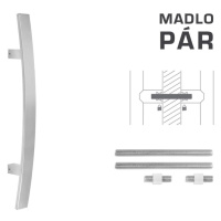 FT - MADLO kód 841C 40x10 mm UN 600 mm 40x10 mm 800 mm , nerez matná