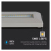 Schodiskové LED svietidlo obdĺžnikové 3W, 4000K, IP65 ,110lm, sivé VT-1162 (V-TAC)