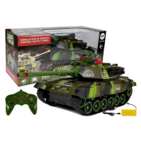 mamido  Tank na diaľkové ovládanie WAR R / C zelený