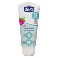 CHICCO Pasta zubná Jahoda bez fluóru 50ml, 12m+